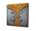 Tablou decorativ, KC436, Canvas imprimat, Multicolor