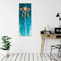 Tablou decorativ, PC316, 50% BUMBAC / 50% POLIESTER / Imprimare digitală pe pânză / Dimensiuni: 30 x 80 cm / Ramă din lemn: 2 x 3 cm, Multicolor