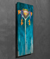 Tablou decorativ, PC316, 50% BUMBAC / 50% POLIESTER / Imprimare digitală pe pânză / Dimensiuni: 30 x 80 cm / Ramă din lemn: 2 x 3 cm, Multicolor