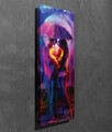 Tablou decorativ, PC317, 50% BUMBAC / 50% POLIESTER / Imprimare digitală pe pânză / Dimensiuni: 30 x 80 cm / Ramă din lemn: 2 x 3 cm, Multicolor