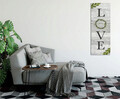 Tablou decorativ, PC319, 50% BUMBAC / 50% POLIESTER / Imprimare digitală pe pânză / Dimensiuni: 30 x 80 cm / Ramă din lemn: 2 x 3 cm, Multicolor
