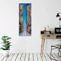 Tablou decorativ, PC321, 50% BUMBAC / 50% POLIESTER / Imprimare digitală pe pânză / Dimensiuni: 30 x 80 cm / Ramă din lemn: 2 x 3 cm, Multicolor