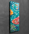 Tablou decorativ, PC322, 50% BUMBAC / 50% POLIESTER / Imprimare digitală pe pânză / Dimensiuni: 30 x 80 cm / Ramă din lemn: 2 x 3 cm, Multicolor