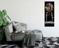 Tablou decorativ, PC323, 50% BUMBAC / 50% POLIESTER / Imprimare digitală pe pânză / Dimensiuni: 30 x 80 cm / Ramă din lemn: 2 x 3 cm, Multicolor