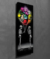 Tablou decorativ, PC323, 50% BUMBAC / 50% POLIESTER / Imprimare digitală pe pânză / Dimensiuni: 30 x 80 cm / Ramă din lemn: 2 x 3 cm, Multicolor