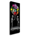Tablou decorativ, PC323, 50% BUMBAC / 50% POLIESTER / Imprimare digitală pe pânză / Dimensiuni: 30 x 80 cm / Ramă din lemn: 2 x 3 cm, Multicolor