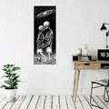 Tablou decorativ, PC324, 50% BUMBAC / 50% POLIESTER / Imprimare digitală pe pânză / Dimensiuni: 30 x 80 cm / Ramă din lemn: 2 x 3 cm, Multicolor