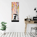 Tablou decorativ, PC327, 50% BUMBAC / 50% POLIESTER / Imprimare digitală pe pânză / Dimensiuni: 30 x 80 cm / Ramă din lemn: 2 x 3 cm, Multicolor
