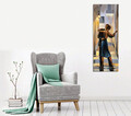 Tablou decorativ, PC328, 50% BUMBAC / 50% POLIESTER / Imprimare digitală pe pânză / Dimensiuni: 30 x 80 cm / Ramă din lemn: 2 x 3 cm, Multicolor