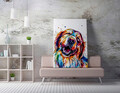 Tablou decorativ, WY165 (50 x 70), 50% BUMBAC / 50% POLIESTER / Imprimare digitală pe pânză / Dimensiuni: 50 x 70 cm / Ramă din lemn: 2 x 3 cm, Multicolor