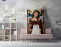 Tablou decorativ, WY175 (50 x 70), 50% BUMBAC / 50% POLIESTER / Imprimare digitală pe pânză / Dimensiuni: 50 x 70 cm / Ramă din lemn: 2 x 3 cm, Multicolor