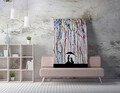 Tablou decorativ, WY220 (50 x 70), 50% BUMBAC / 50% POLIESTER / Imprimare digitală pe pânză / Dimensiuni: 50 x 70 cm / Ramă din lemn: 2 x 3 cm, Multicolor