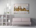 Tablou decorativ, WY227 (50 x 70), 50% BUMBAC / 50% POLIESTER / Imprimare digitală pe pânză / Dimensiuni: 50 x 70 cm / Ramă din lemn: 2 x 3 cm, Multicolor