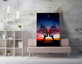 Tablou decorativ, WY238 (50 x 70), 50% BUMBAC / 50% POLIESTER / Imprimare digitală pe pânză / Dimensiuni: 50 x 70 cm / Ramă din lemn: 2 x 3 cm, Multicolor