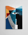 Tablou decorativ, WY243 (50 x 70), 50% BUMBAC / 50% POLIESTER / Imprimare digitală pe pânză / Dimensiuni: 50 x 70 cm / Ramă din lemn: 2 x 3 cm, Multicolor