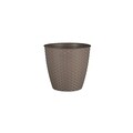 Ghiveci Rattan 14 cm, gri
