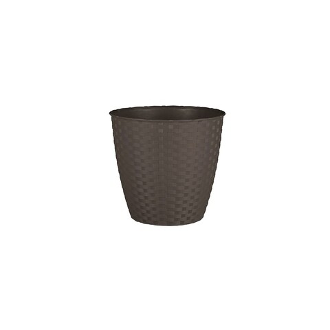 Ghiveci Rattan 24 cm, moka