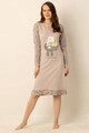 Camasa de noapte, 995MRE1452 - L/XL, Miorre, Bej