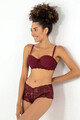 Set lenjerie intima sutien si chiloti, 999MRE1604 - 75, Miorre, Rosu claret