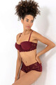 Set lenjerie intima sutien si chiloti, 999MRE1604 - 90, Miorre, Rosu claret