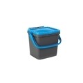 Cos de gunoi ECO PLUS stivuibil, colectare selectiva, plastic, 30 L, albastru