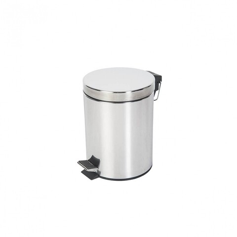 Cos de gunoi PromoInox cu pedala, inox, 12 L