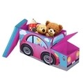 Cutie de depozitare Car Pink, Jocca, 32x25x56 cm, polipropilena/MDF/poliuretan, multicolor