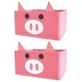 Set 2 cutii de depozitare Pig Jocca