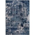 Covor Wonderlust Dark Blue, Flair Rugs, 80x150 cm, polipropilena, albastru inchis