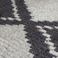 Covor Zaid Berber Rug Monochrome, Flair Rugs, 120x170 cm, poliester, alb/negru
