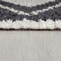 Covor Zaid Berber Rug Monochrome, Flair Rugs, 160x230 cm, poliester, alb/negru