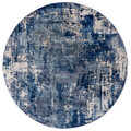 Covor Wonderlust Dark Blue, Flair Rugs, D160 cm, polipropilena, albastru inchis