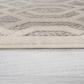 Covor pentru exterior Mataro, Flair Rugs, 160x160 cm, polipropilena, natural