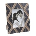 Rama foto Geometric, InArt, 13x18 cm, bej/negru