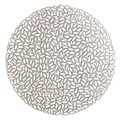Set 6 suporturi farfurii Leaves, InArt, Ø38 cm , argintiu