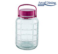 Borcan sticla cu capac, Heinner, 5 L, Ø 18 x 29 cm, plastic