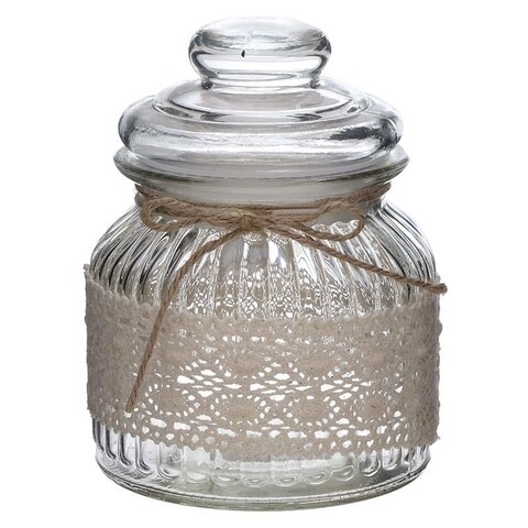 Borcan InArt, 11x11x15, sticla, transparent