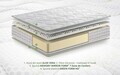 Aloe Vera Dual Confort Ortopéd Matrac, 90x200x25cm, Memory 4 cm, 7 komfort zóna, megfordítható, közepes keménység