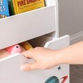 Organizator jucarii / mobilier camera copilului, Space, Songmics, 62.5 x 29.5 x 70 cm, multicolor