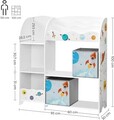 Organizator jucarii / mobilier camera copilului, Space, Songmics, 93 x 30 x 100 cm