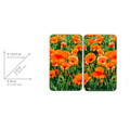 Set 2 protecții universale pentru aragaz, Wenko Poppy Field
