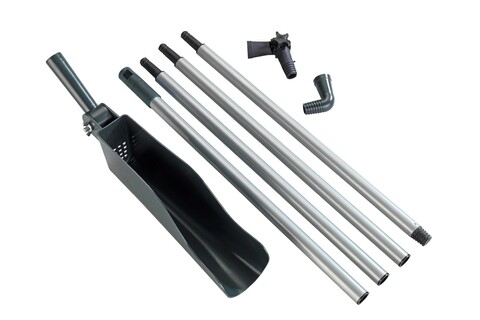 Curatator pentur jgheaburi acoperis, Maximex, 10 x 8 x 250 cm, fier/polipropilena, antracit