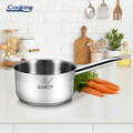 Cratita, Cooking by Heinner, Maestro, 18 x 9 cm, 2.1 L, inox, gri