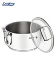 Set de gatit 6 piese, cu manere pliabile, Cooking by Heinner, Milena, inox, gri