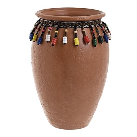 Vaza Beads, InArt, 12x18,5 cm, ceramica, maro
