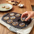 Forma de copt tarte, Tefal, PerfectBake Mini J5735002, 21 x 29 cm, aluminiu reciclat, negru/maro