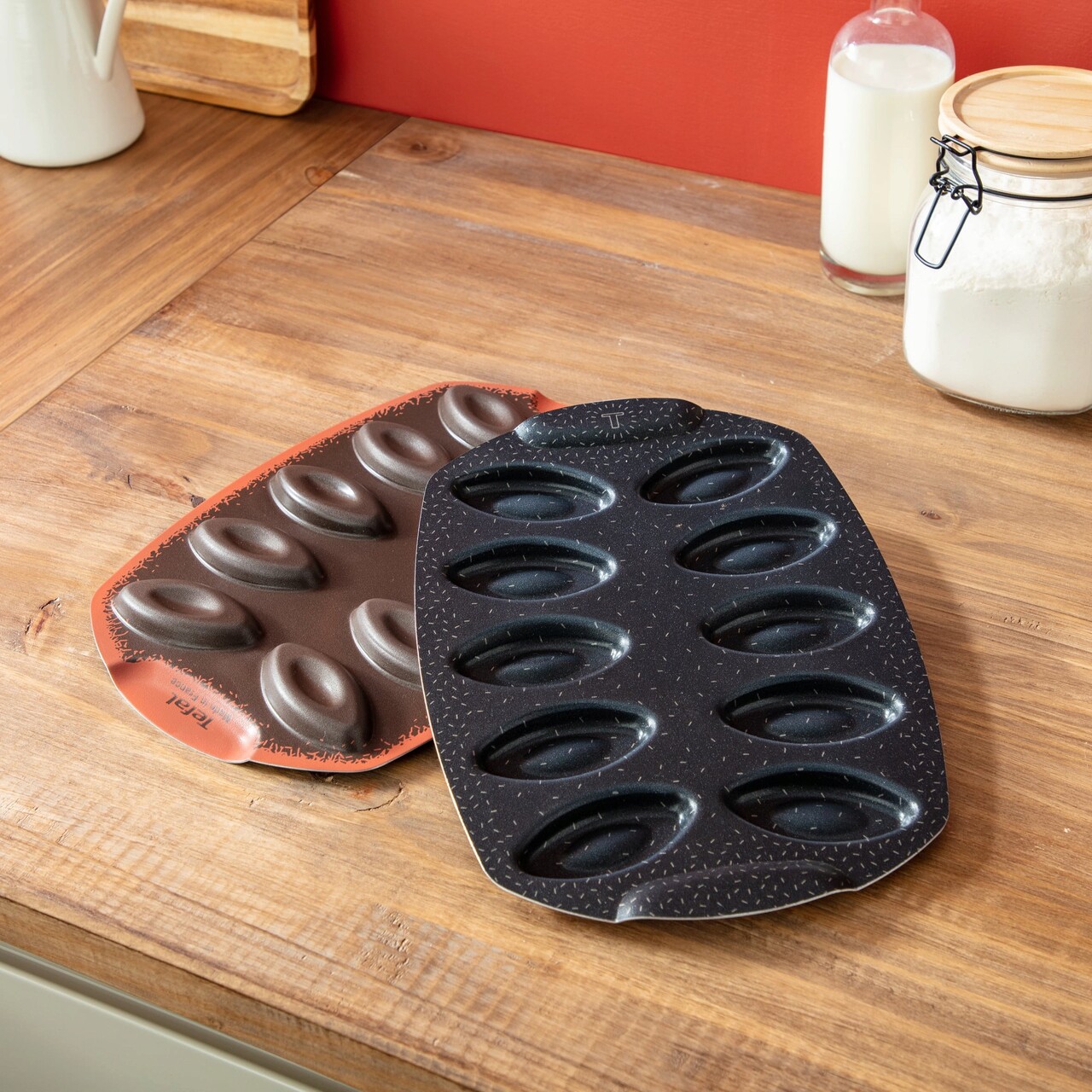 Moule en silicone Tefal Crouspy Bake Cake Factory 8 madeleines