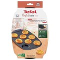 Forma de copt quiche, Tefal, PerfectBake Mini J5734902, 21 x 29 cm, aluminiu reciclat, negru/maro