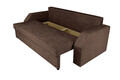 Canapea extensibila Marbella 230x93x77 cm, cu lada de depozitare, maro