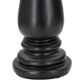 Statueta decorativa / Piesa de sah Nebun, Black Bishop, Mauro Ferretti, Ø12.5 x 38.5 cm, polirasina, negru/auriu